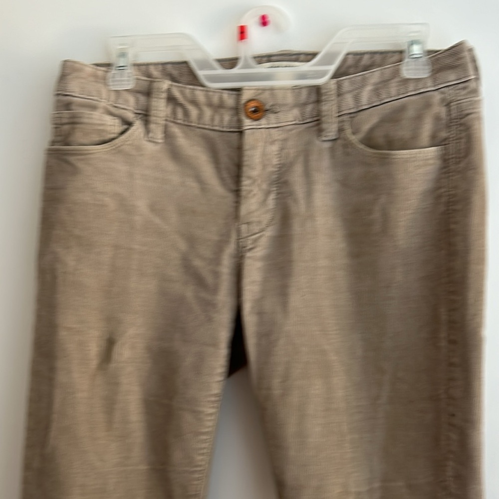 Banana Republic corduroy light brown pants so cute size 27 - Picture 2 of 5
